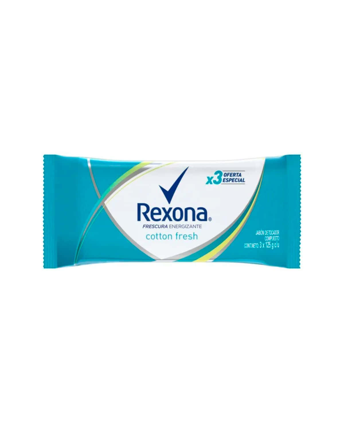 Jabón de Tocador Rexona Cotton Fresh 3 x 125 Gr